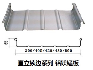 直立锁边铝镁锰板（YX65系列）
